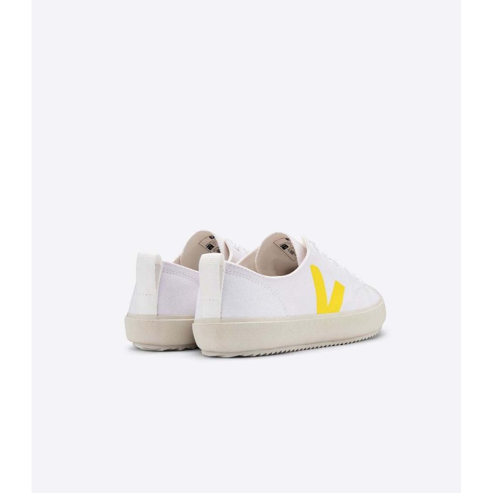 Veja NOVA CANVAS Sko Dame White/Yellow | NO 477RVD